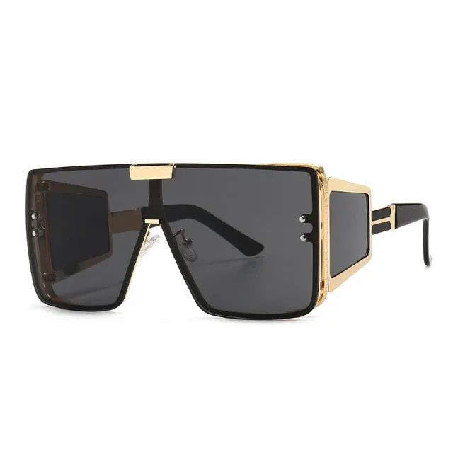 Square Oversized Vintage Glasses