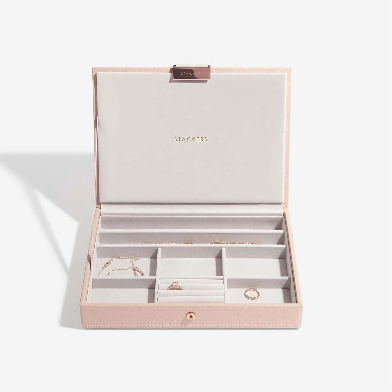 Stackers Classic Jewellery Box (Lid) - Blush Pink