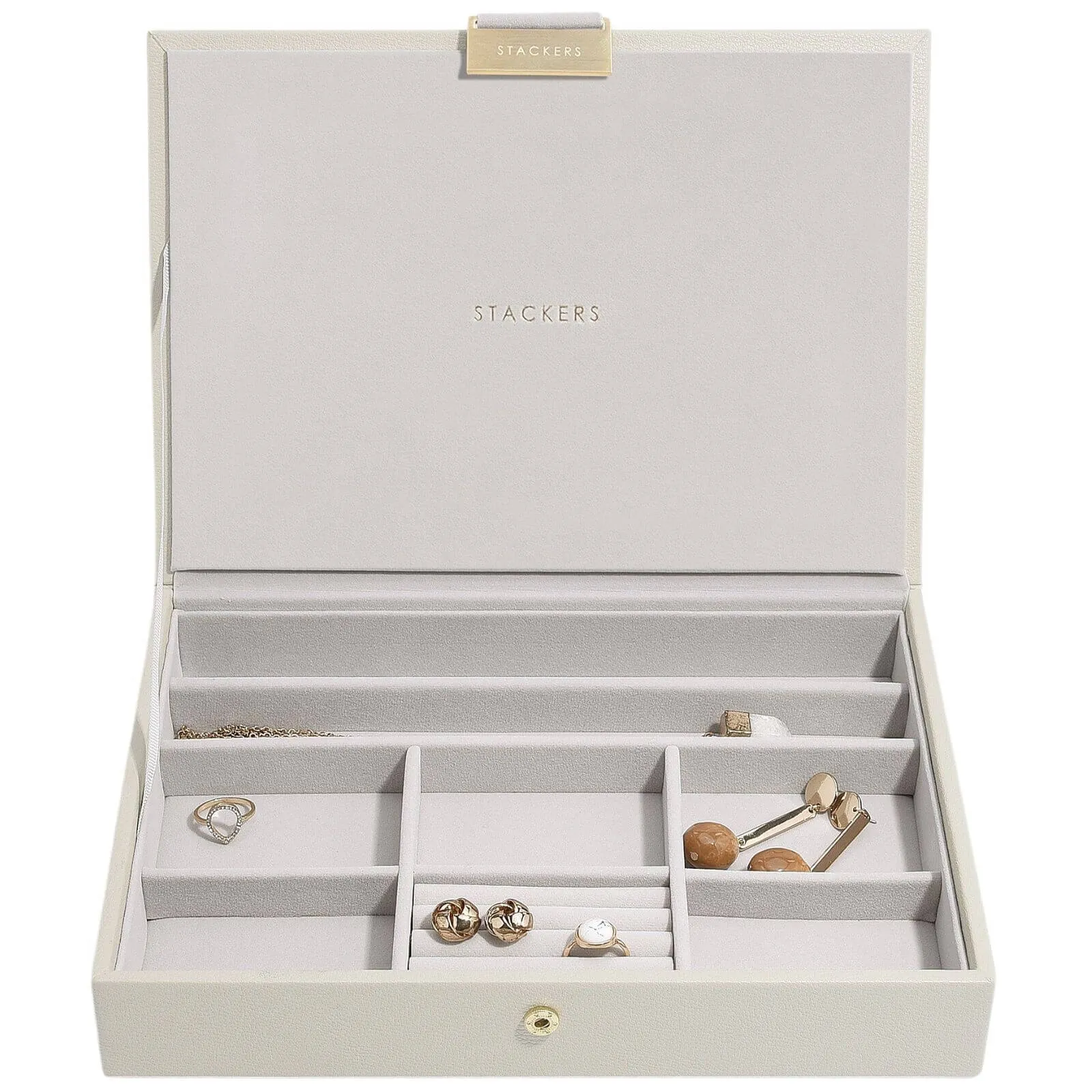 Stackers Classic Jewellery Box (Lid) - Oatmeal
