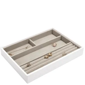 Stackers Classic Jewellery Box (Ring/Bracelets Layer) - White