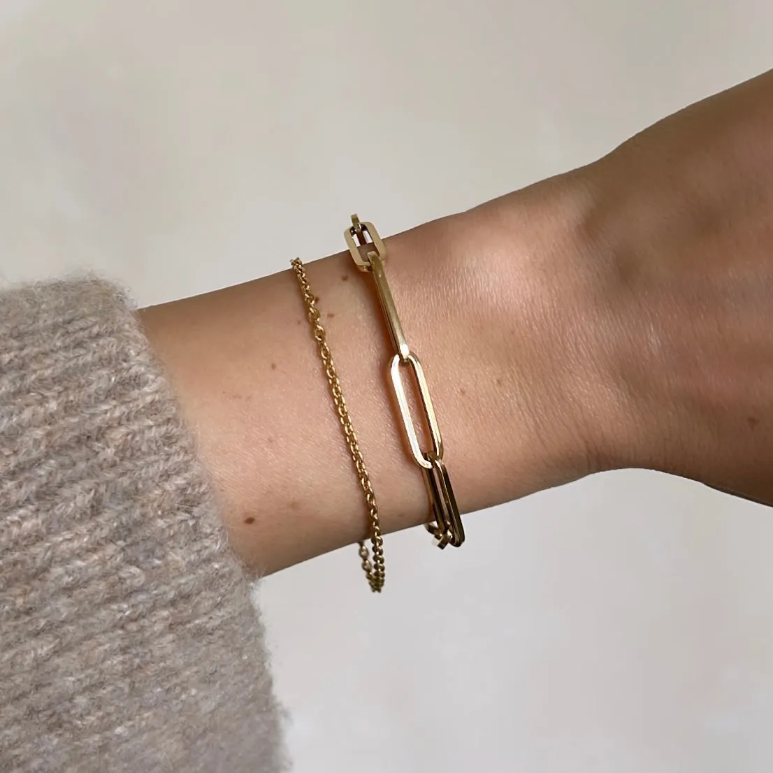 Statement Paperclip Bracelet