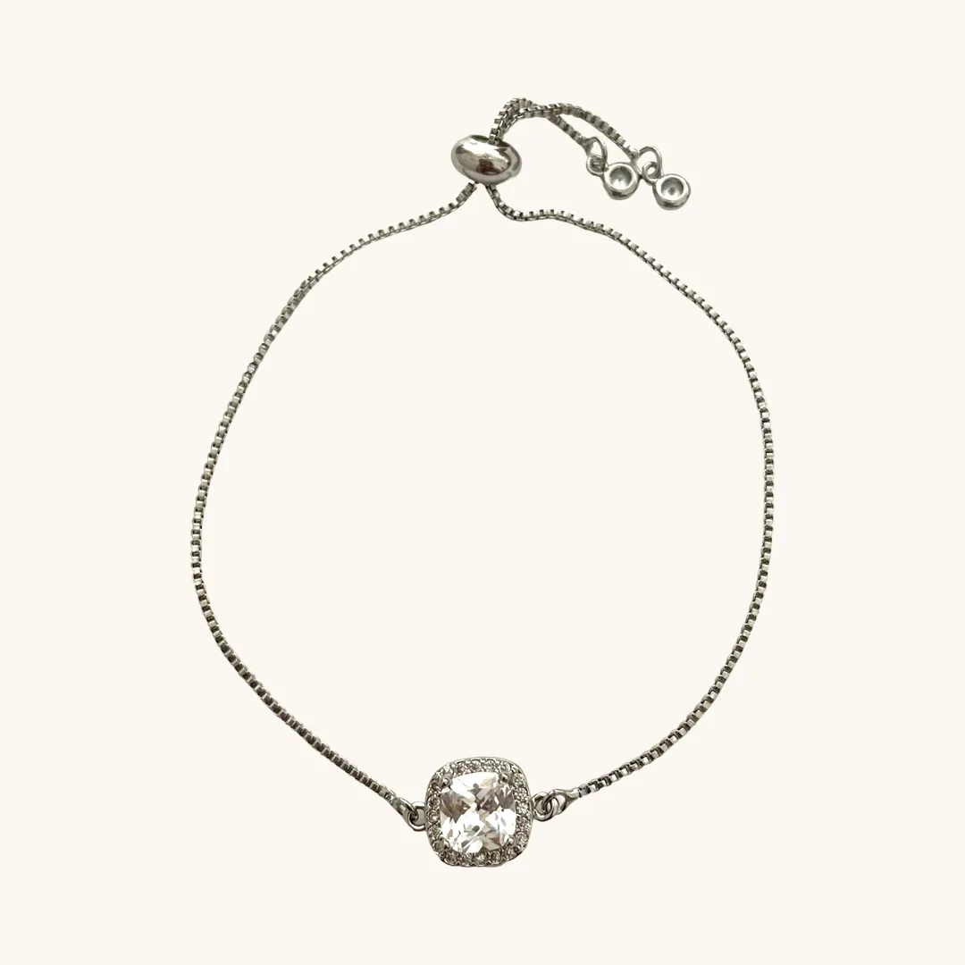 Steph Silver Slider Bracelets