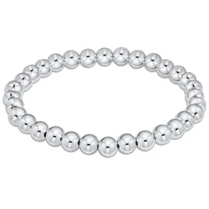 Sterling Silver Classic 6mm Bead Bracelet