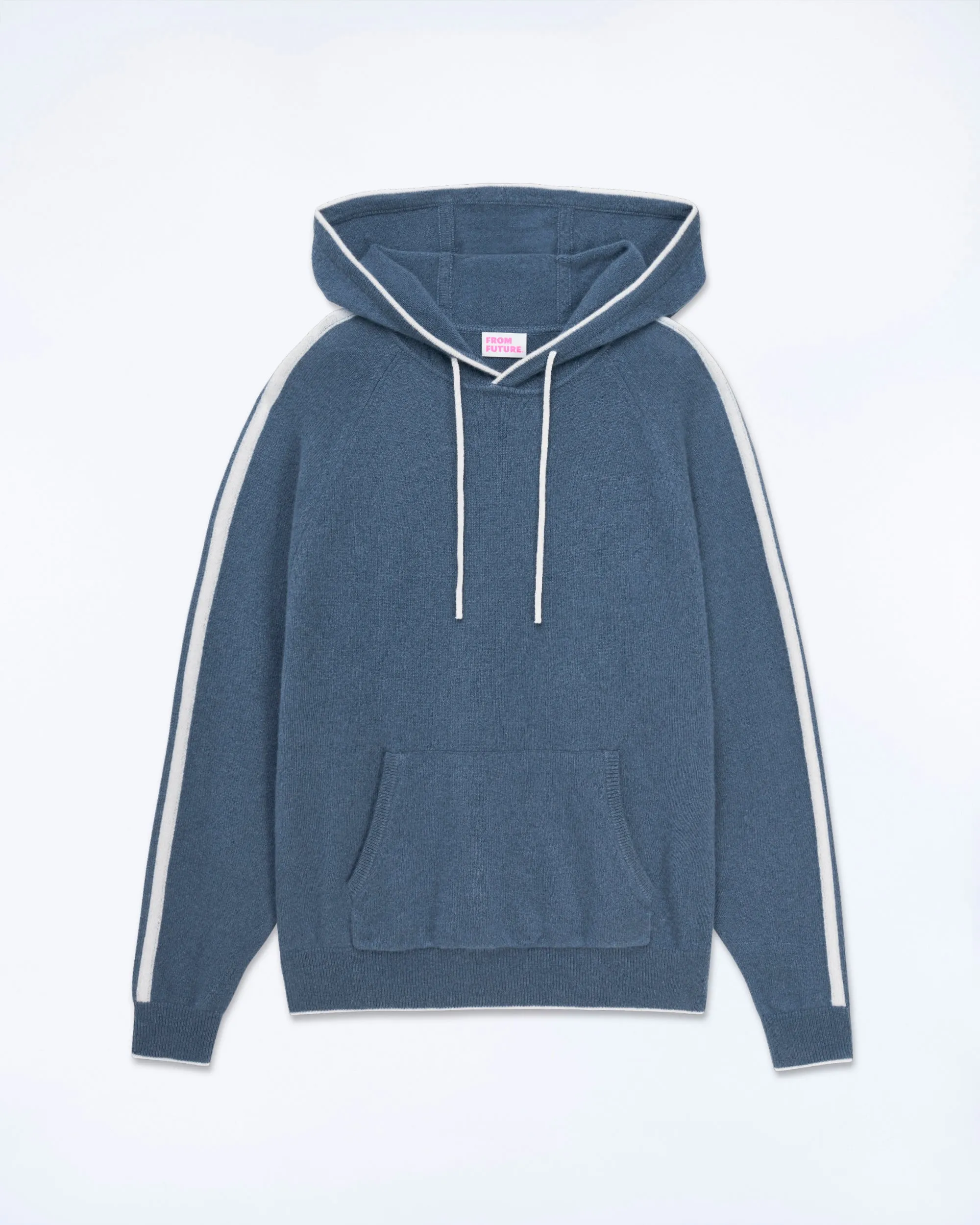 Striped Hoodie Sweater (S24 / MEN / Storm Blue)