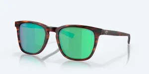 Sullivan Matte Tortoise Frame with Green Mirror Lens 580G