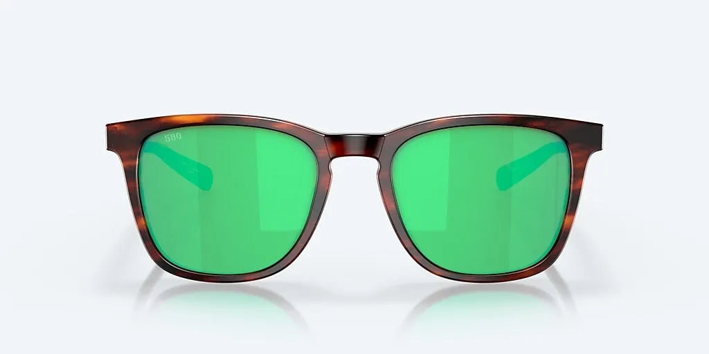 Sullivan Matte Tortoise Frame with Green Mirror Lens 580G