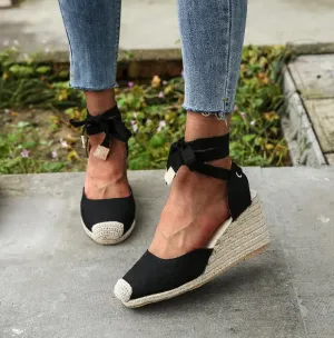 Summer Wedge Strap Sandals
