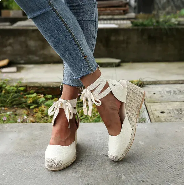 Summer Wedge Strap Sandals