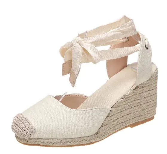 Summer Wedge Strap Sandals