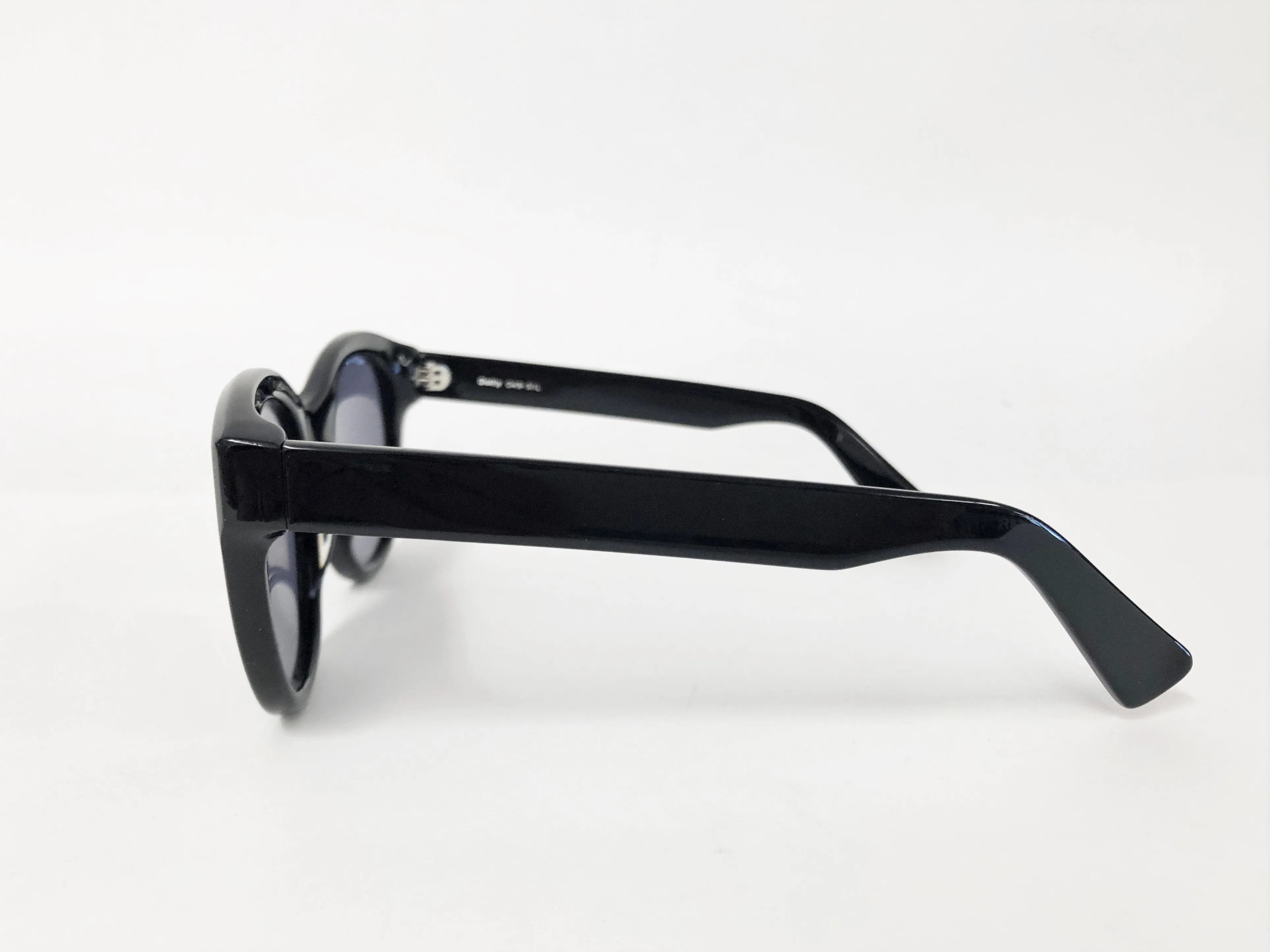 Sunday Somewhere Dolly Mirrored Sunglasses Black/Silver 049-SIL NEW