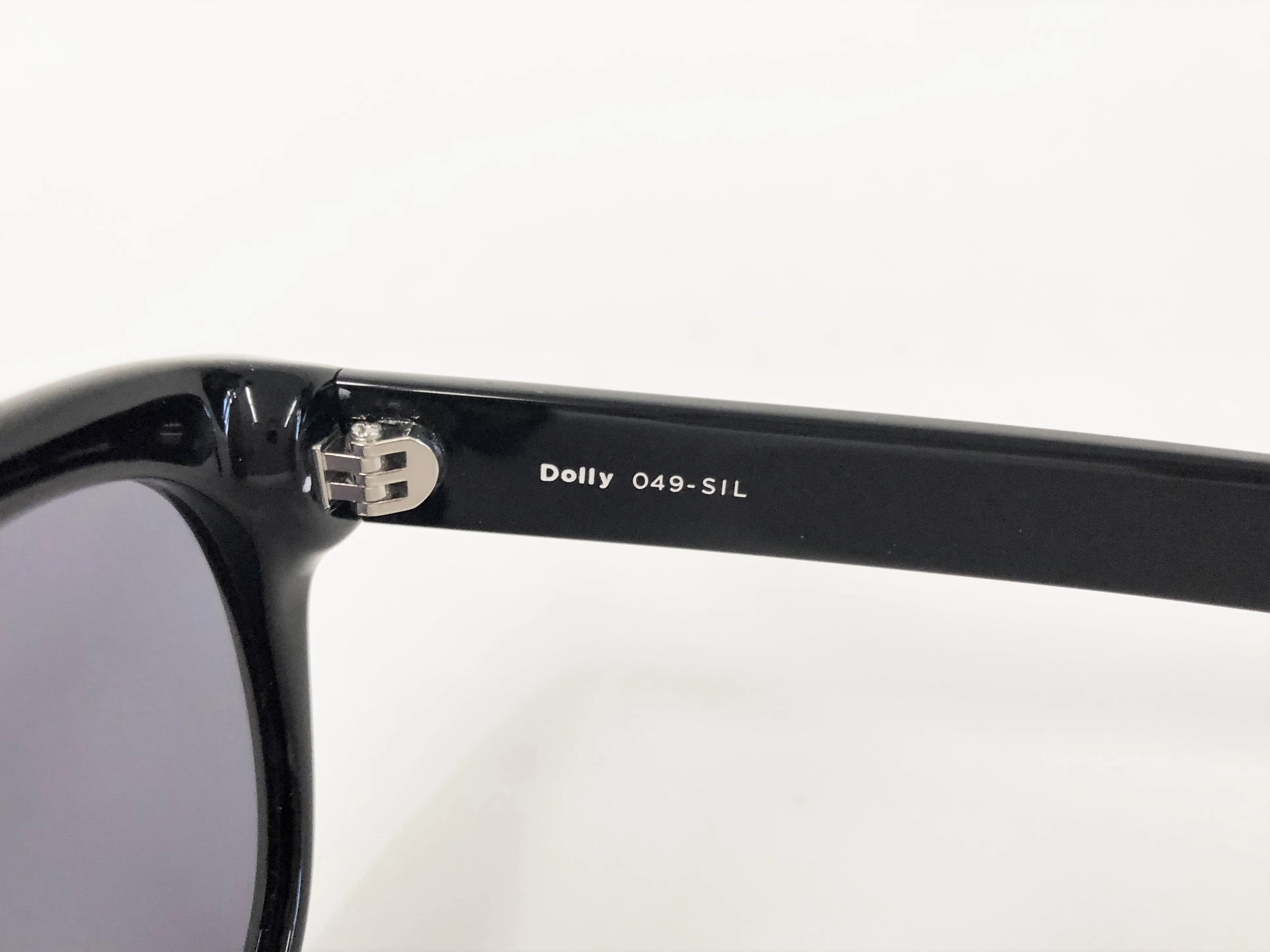 Sunday Somewhere Dolly Mirrored Sunglasses Black/Silver 049-SIL NEW
