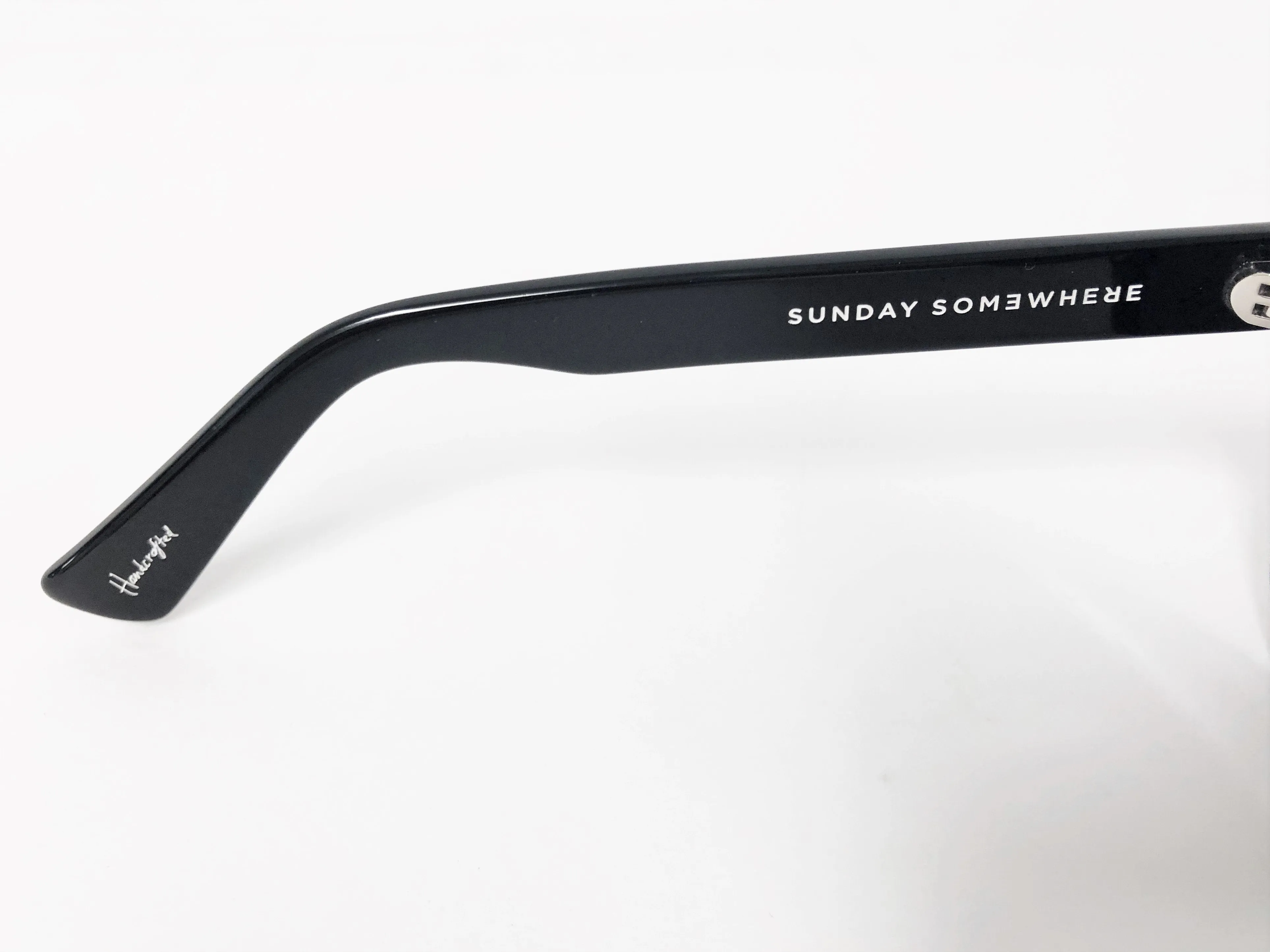 Sunday Somewhere Dolly Mirrored Sunglasses Black/Silver 049-SIL NEW