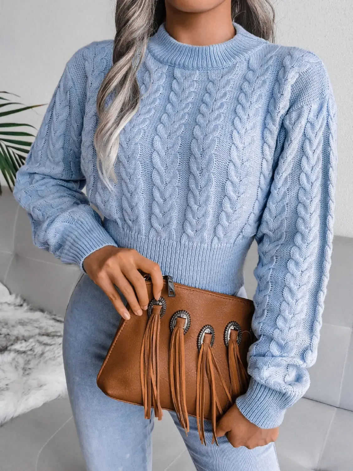 'Suri' Cable-Knit Sweater