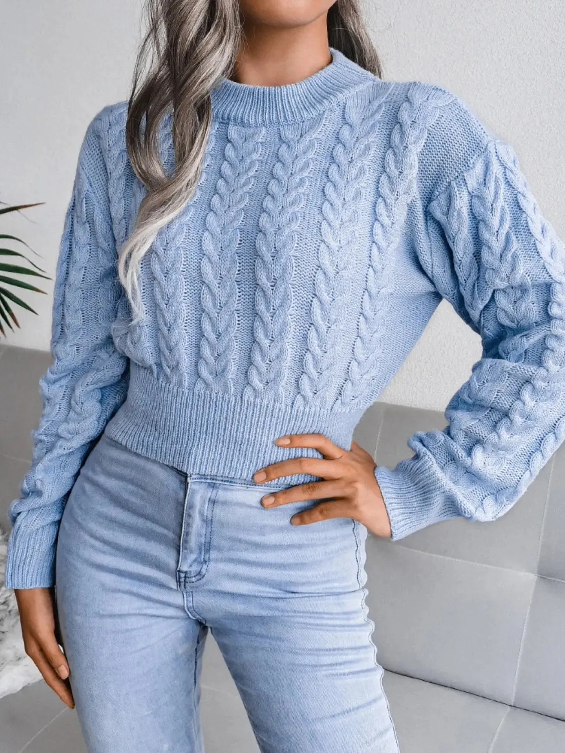 'Suri' Cable-Knit Sweater