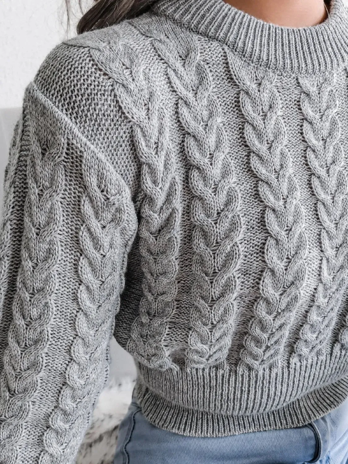 'Suri' Cable-Knit Sweater