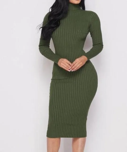 Sweater Bodycon Midi Dress
