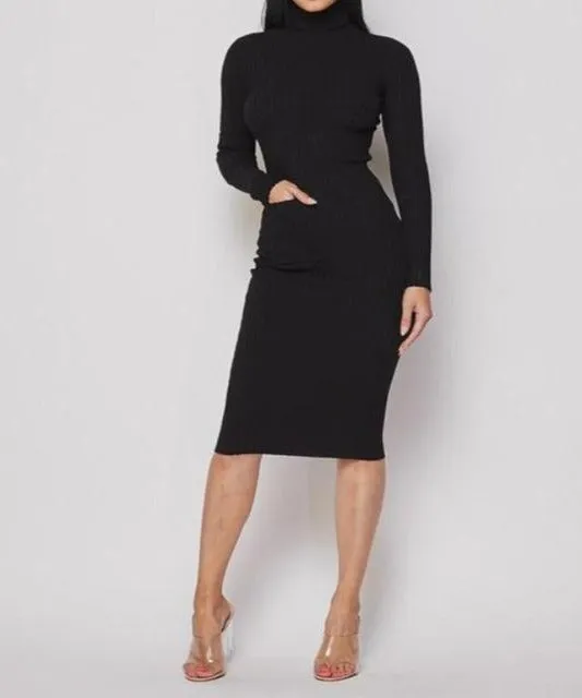 Sweater Bodycon Midi Dress