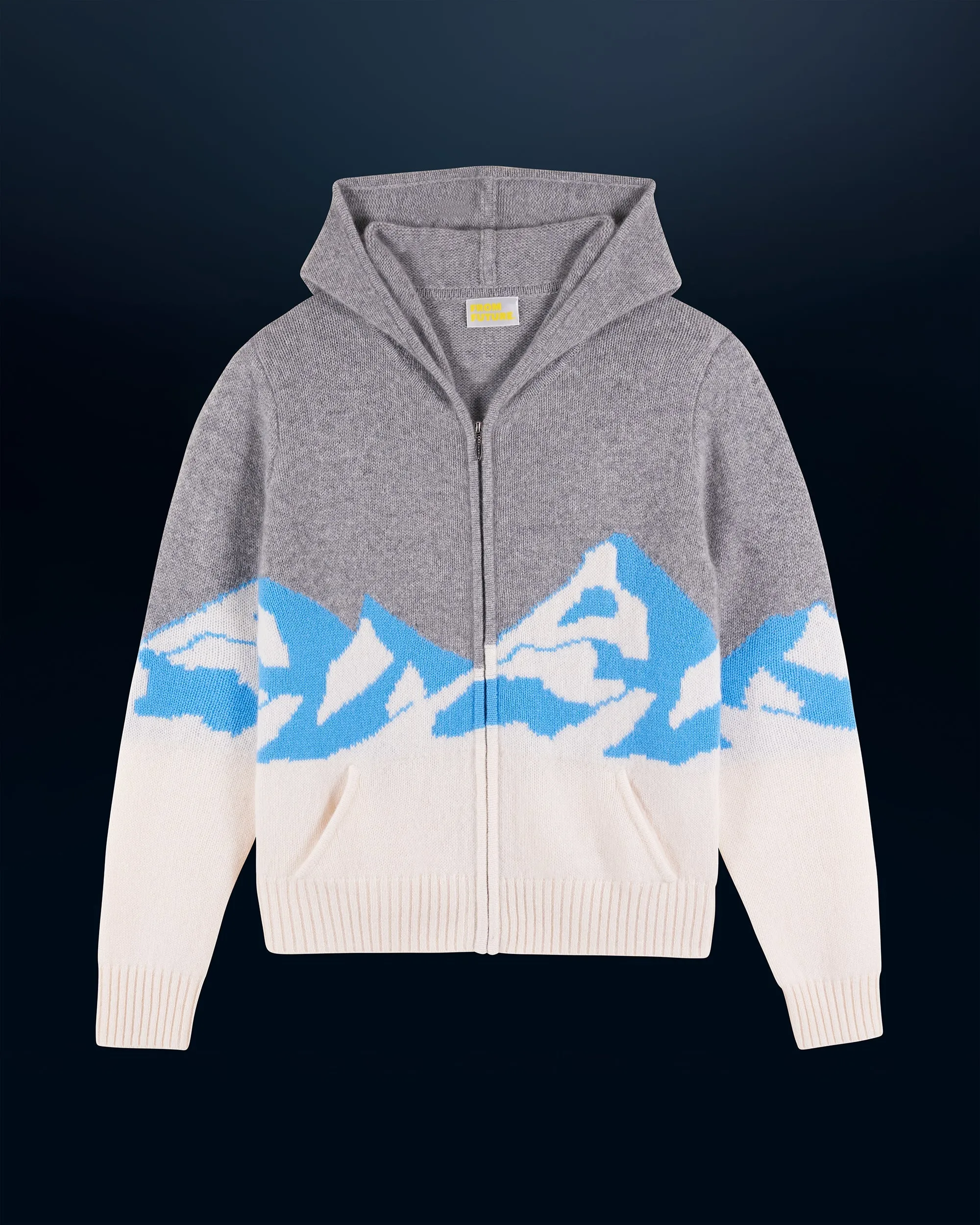 Sweater Hoodie Mountain (H24 / WOMEN / Ecru)