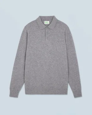 Sweater Polo Neck Basic (H24 / MEN / Dark Chiné Grey)