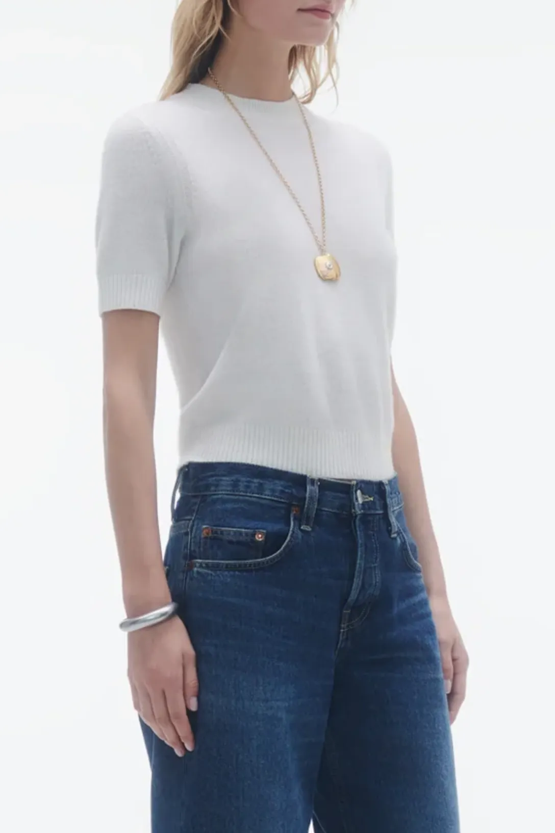Sweater Tee | Cream