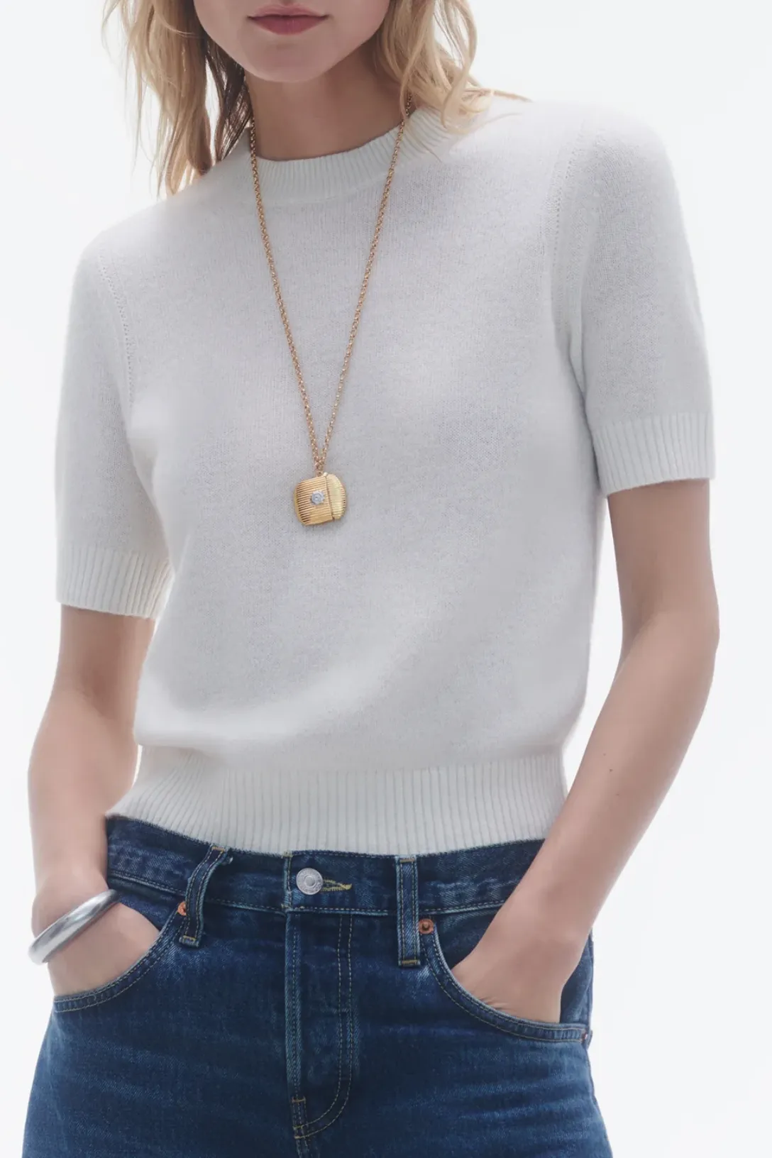 Sweater Tee | Cream