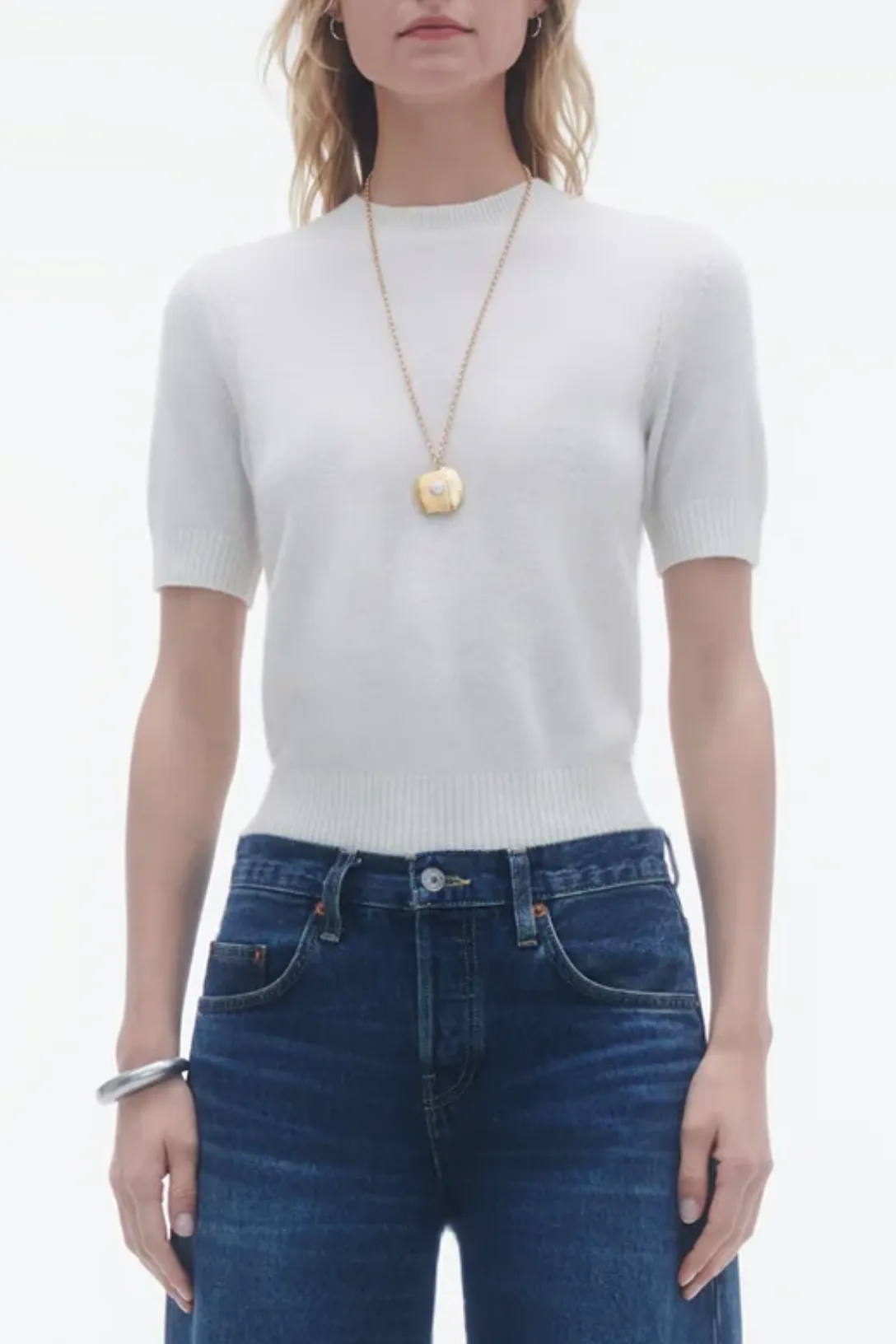Sweater Tee | Cream