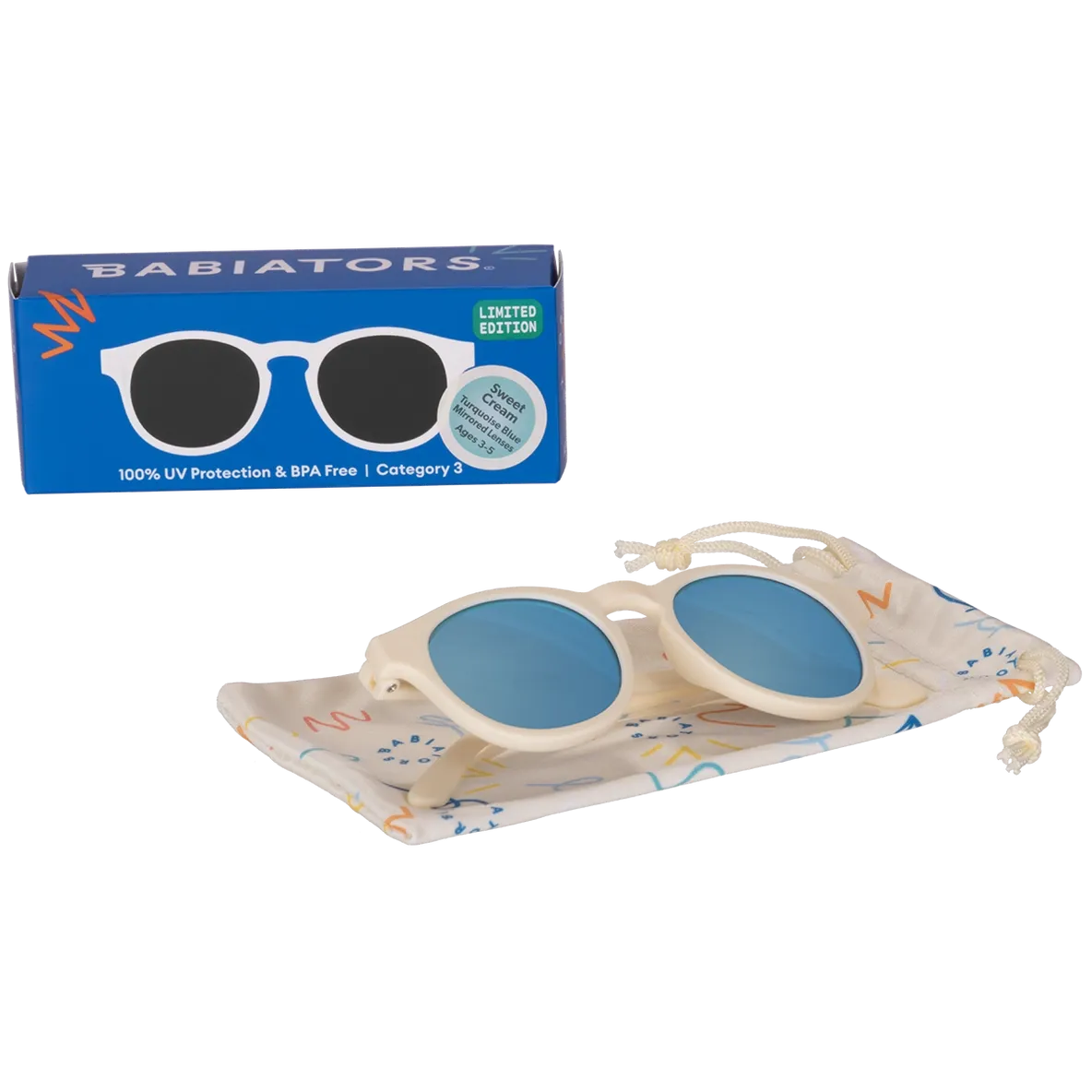 Sweet Cream Keyhole Sunglasses