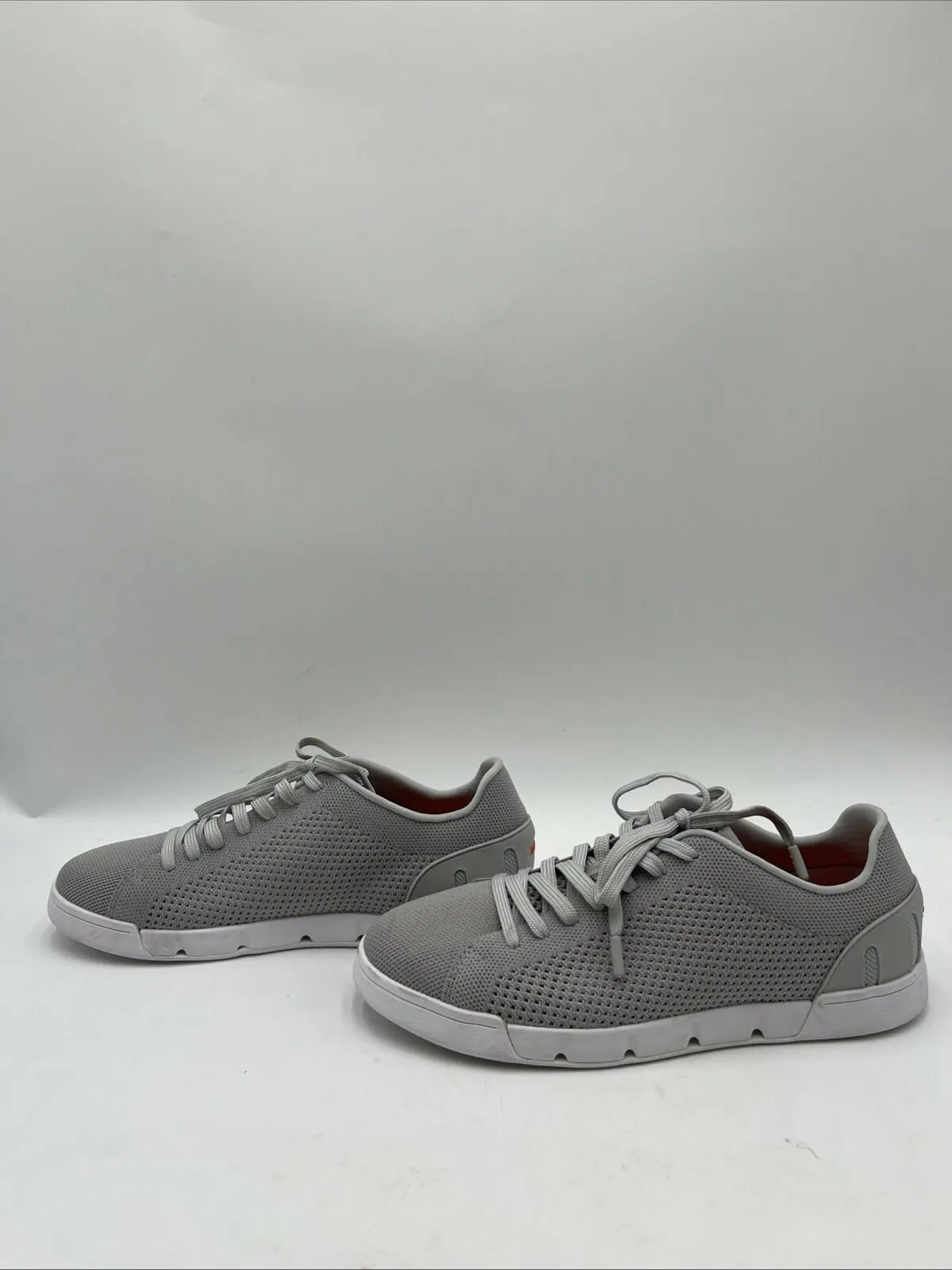 SWIMS Men’s Breeze Tennis Knit Sneakers Grey Size 8 - Very Good