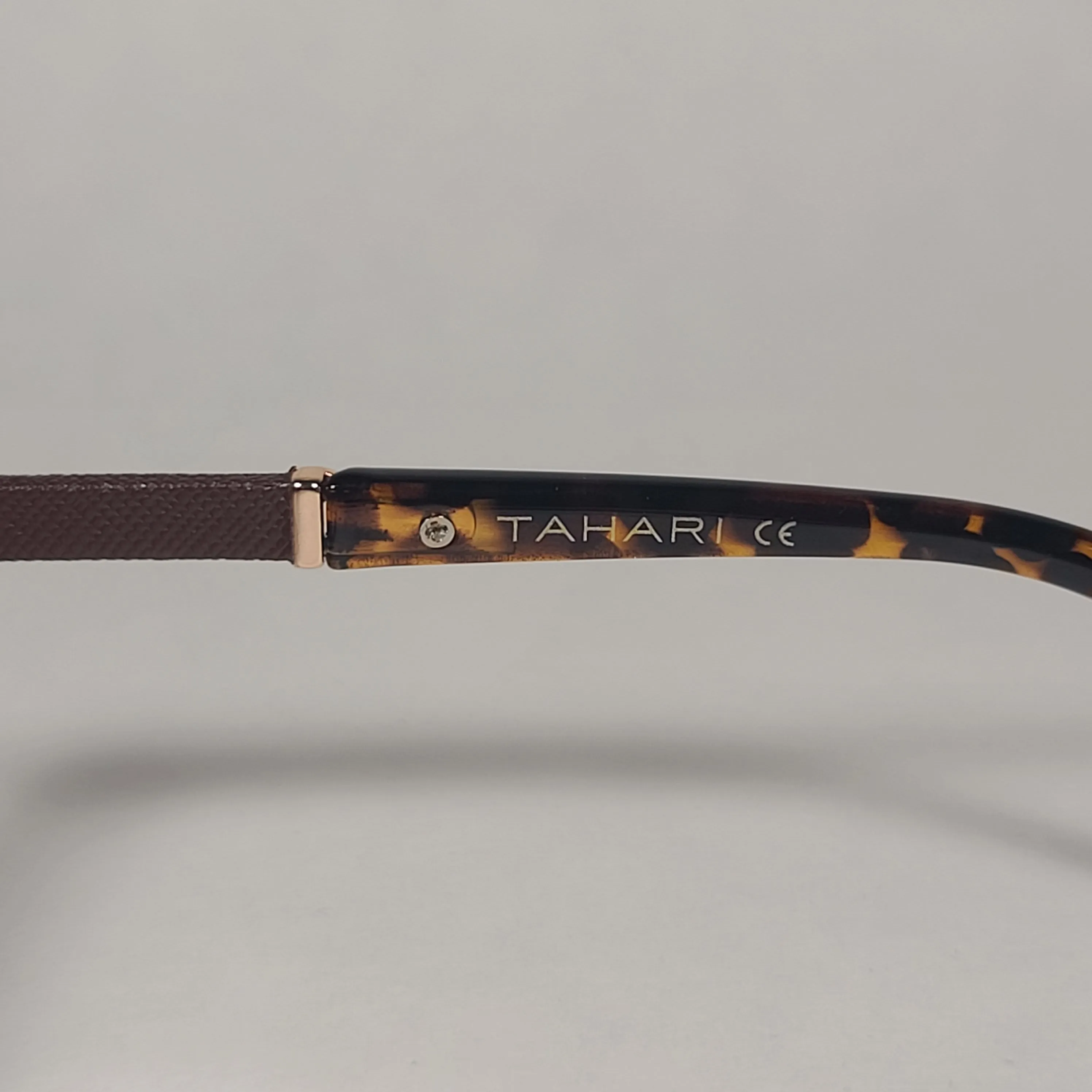 Tahari Butterfly Sunglasses Brown Tortoise Gold Brown Gradient Lens TH773 TS