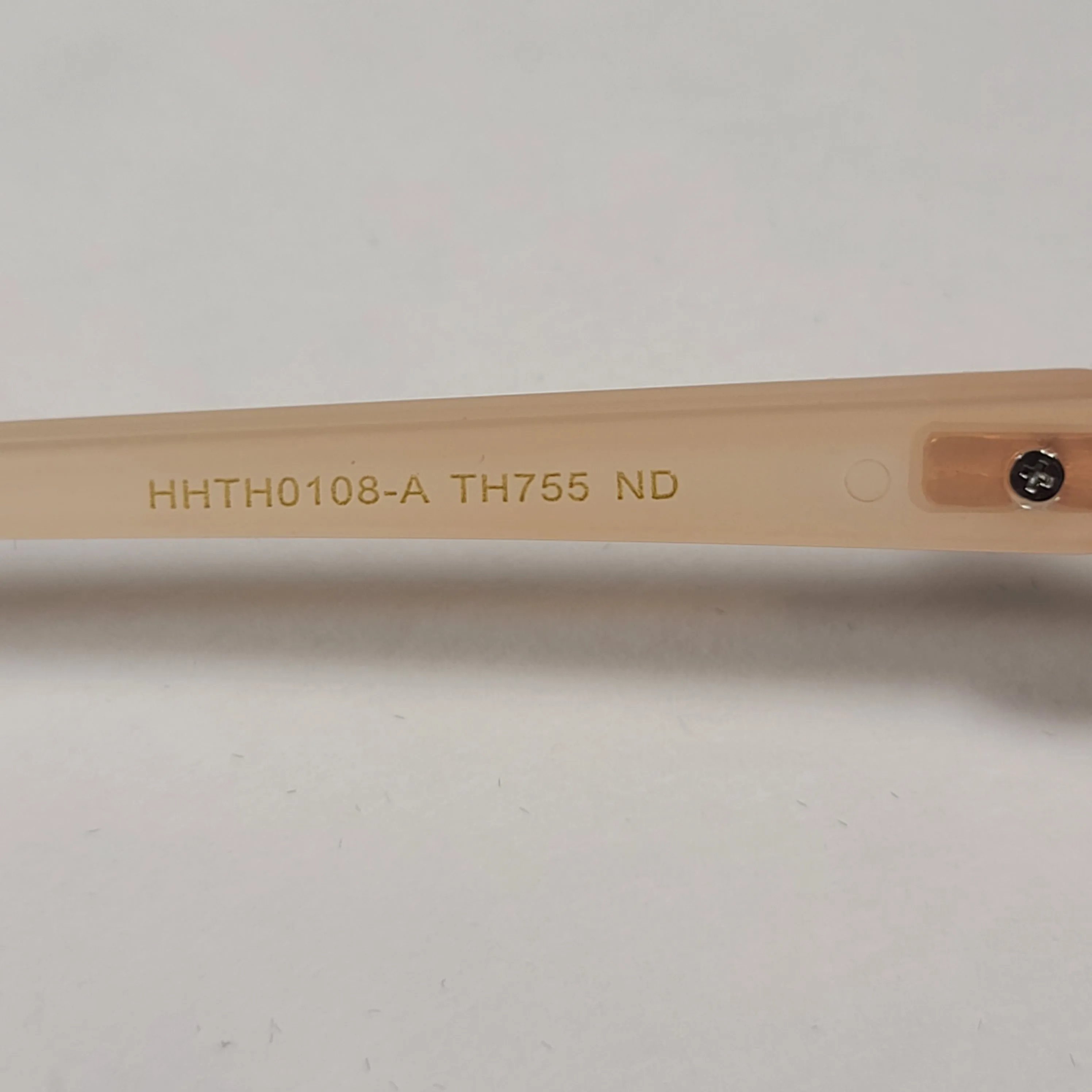 Tahari Rectangle Sunglasses Nude And Rose Gold Frame Blue Gradient Lens TH755 ND