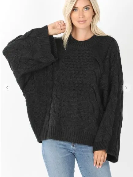 TAHOE CABLE KNIT SWEATER