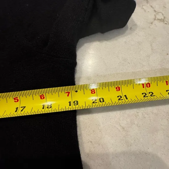 Talbots Cashmere Fold over Mock neck Sweater