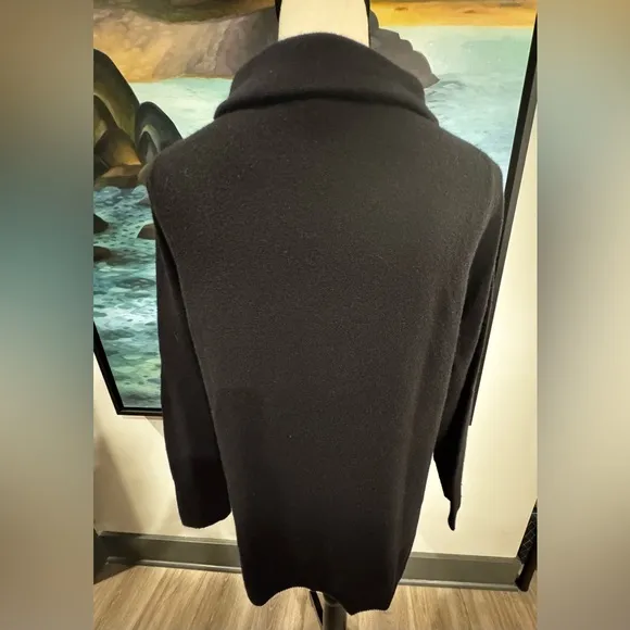 Talbots Cashmere Fold over Mock neck Sweater