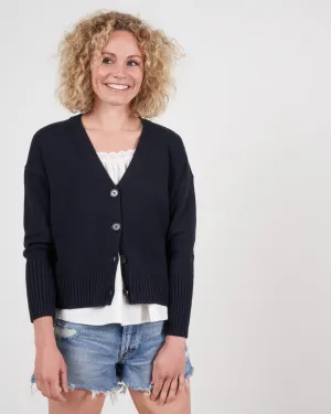 taylor cotton cashmere buttondown - navy