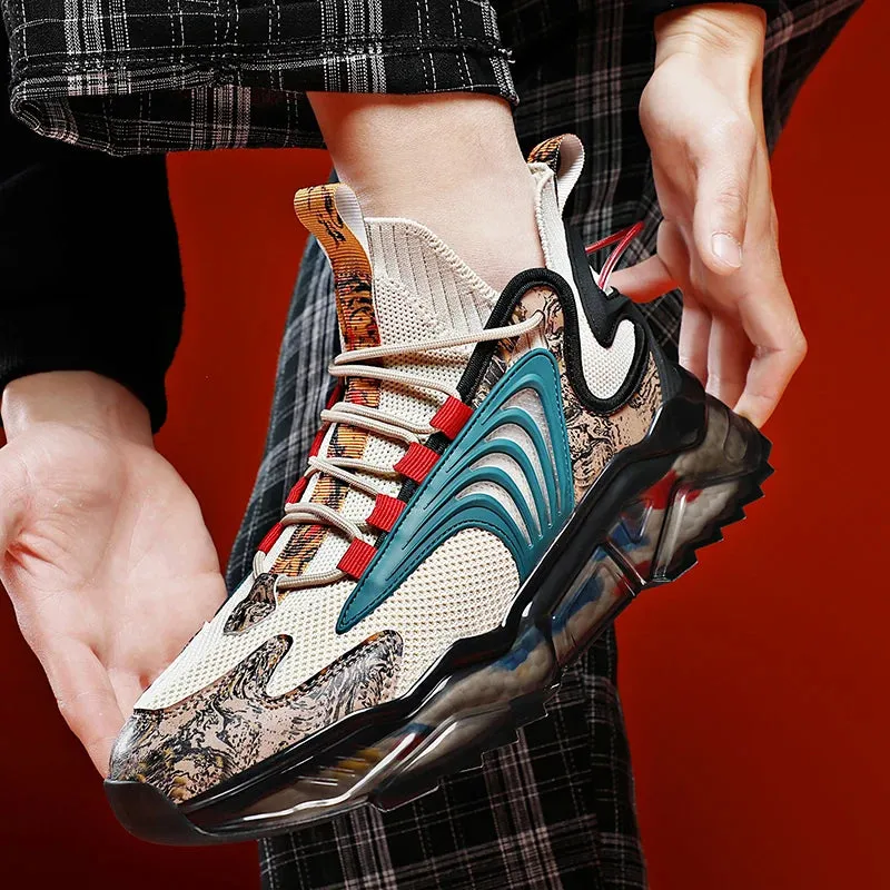 Teal Ultra-Lightweight Men's Sneakers