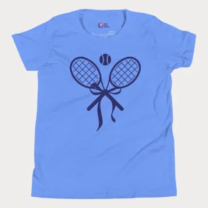 Tennis Racket Bow Youth T-Shirt