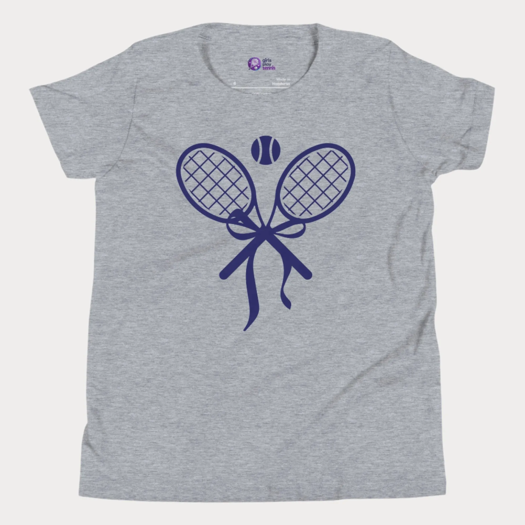 Tennis Racket Bow Youth T-Shirt