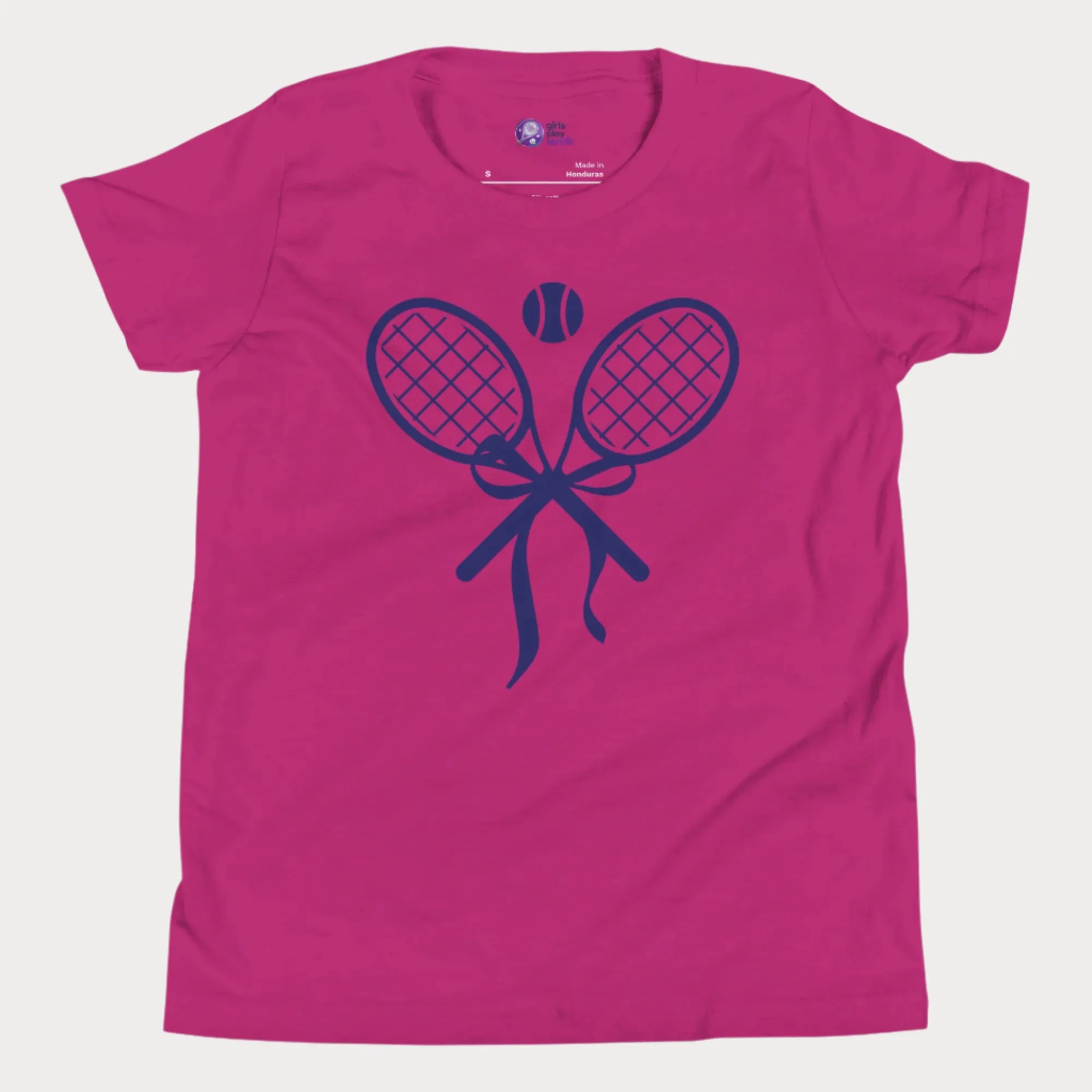 Tennis Racket Bow Youth T-Shirt