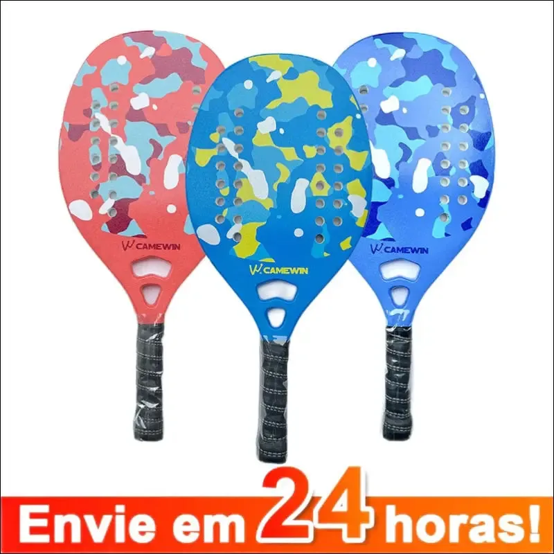 Tennis racket for best partner 2023 big sells carbon and glass fiber beach tennis racket
