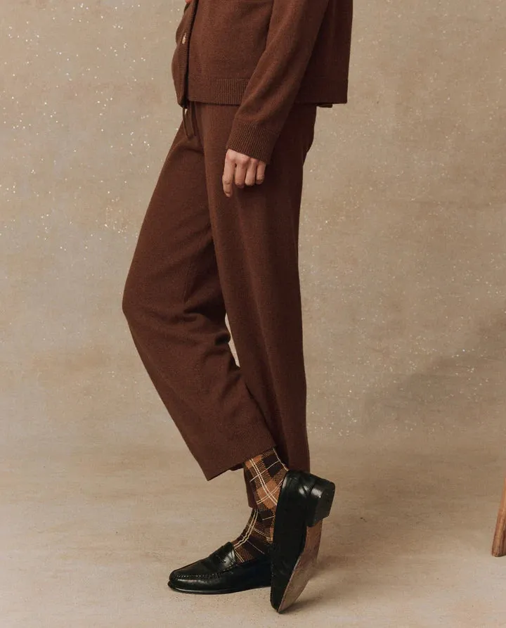The Cashmere Lantern Pant in Santal