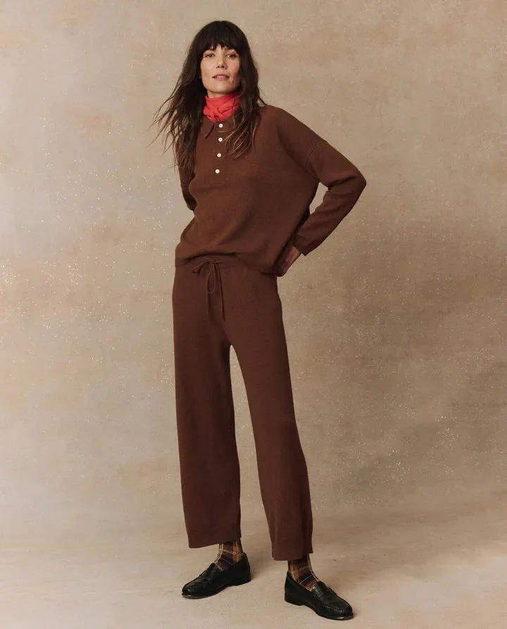 The Cashmere Lantern Pant in Santal