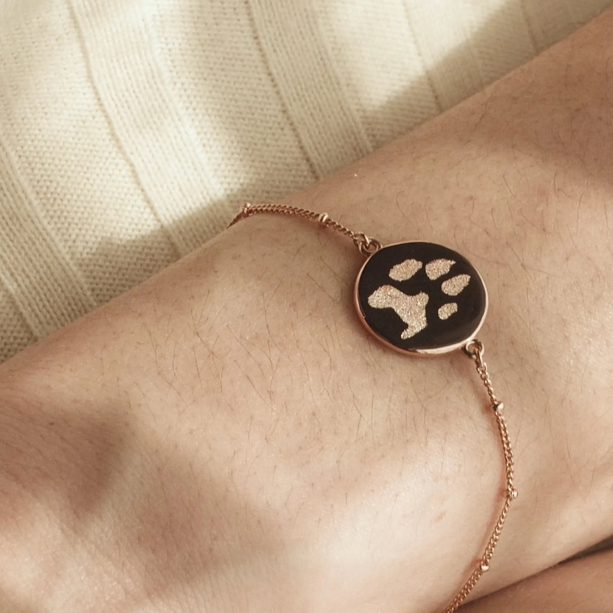 The Paw Print Bracelet | Bobble Chain