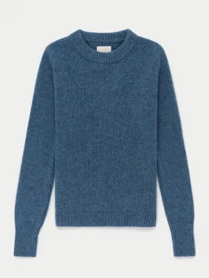 The Sarra Bracelet Crewneck Sweater in Cashmere