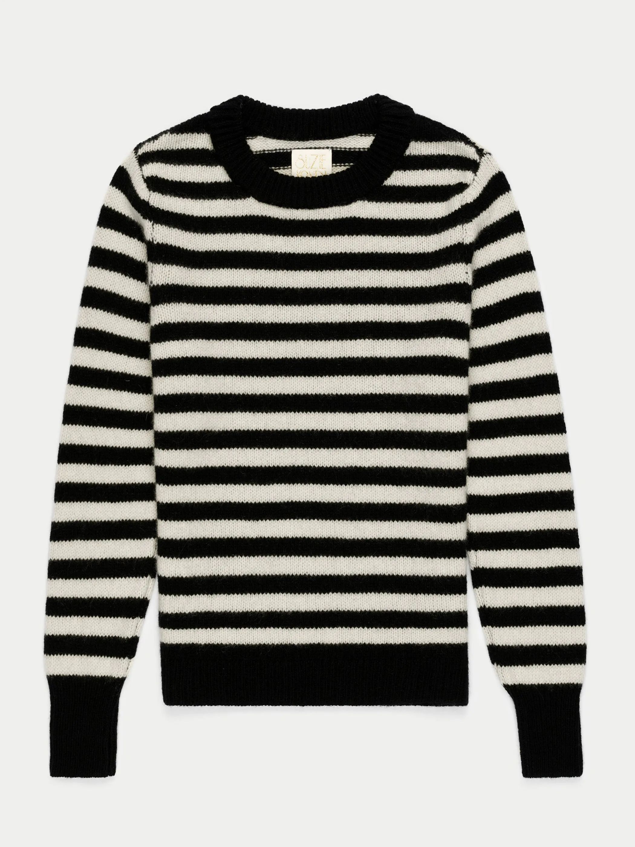 The Sarra Bracelet Crewneck Sweater in Cashmere
