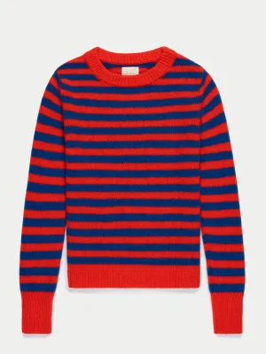 The Sarra Bracelet Crewneck Sweater in Cashmere