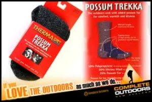 Thermadry Possum Trekka Socks Mid Calf