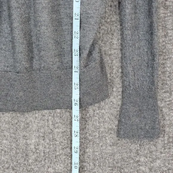 Theyskens Theory Sweater Womens XS* Gray Cashmere Silk Blend Off Shoulder Straps