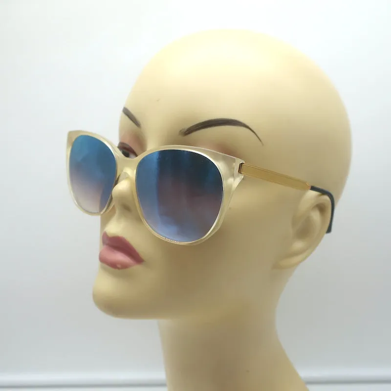 Thierry Lasry Blurry Mirrored Sunglasses Gold/Blue 995