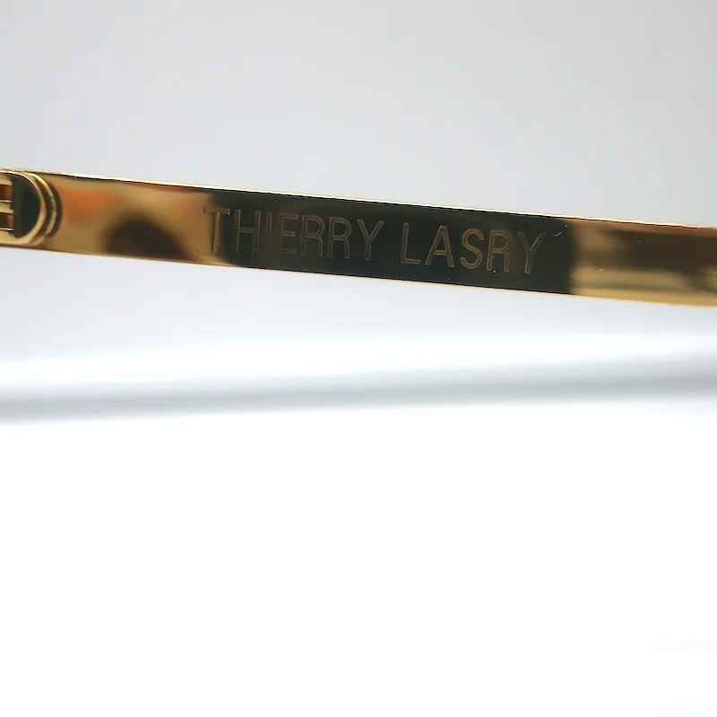 Thierry Lasry Blurry Mirrored Sunglasses Gold/Blue 995