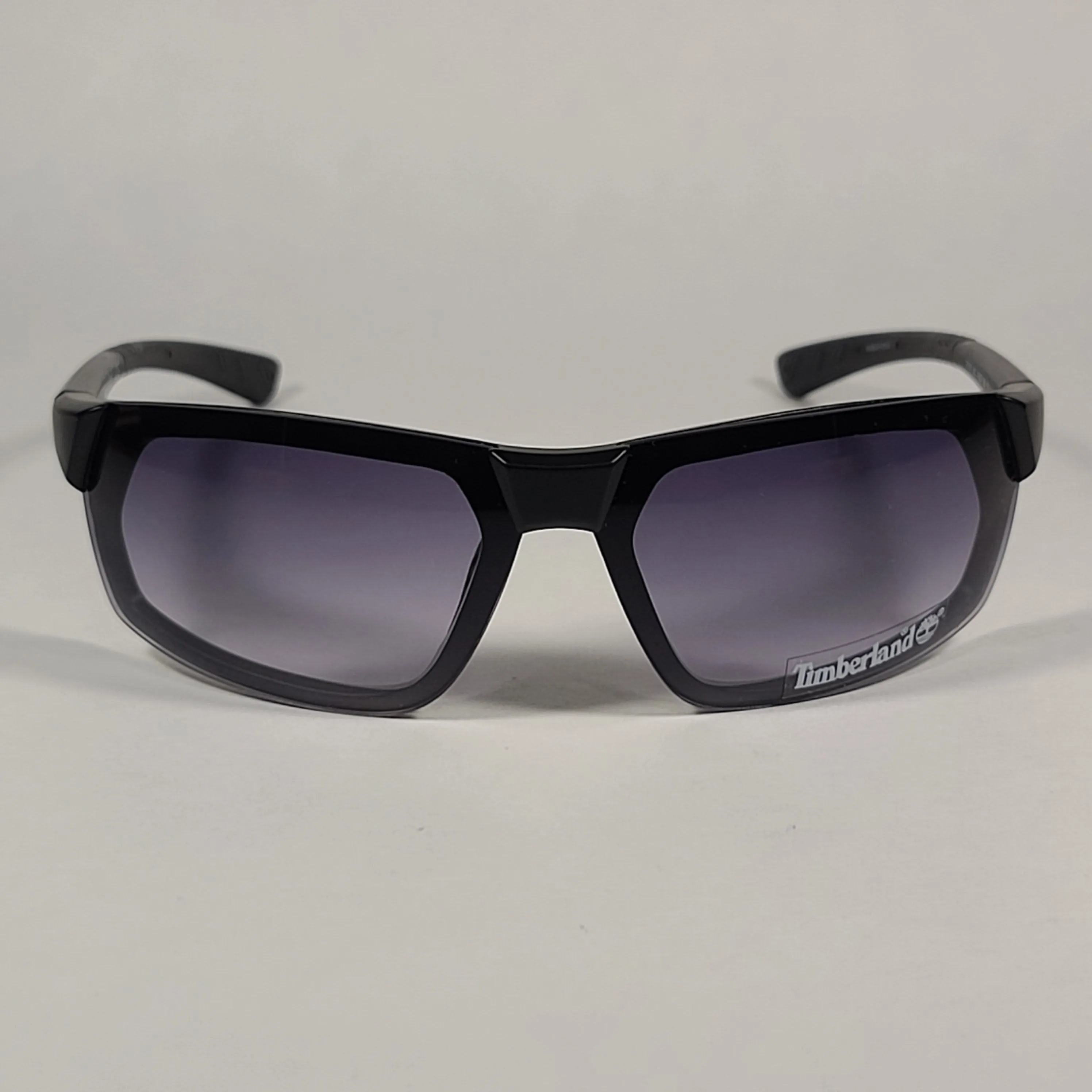 Timberland Sport Wrap Sunglasses Matte Black Gray Gradient Lens TB7219 02C